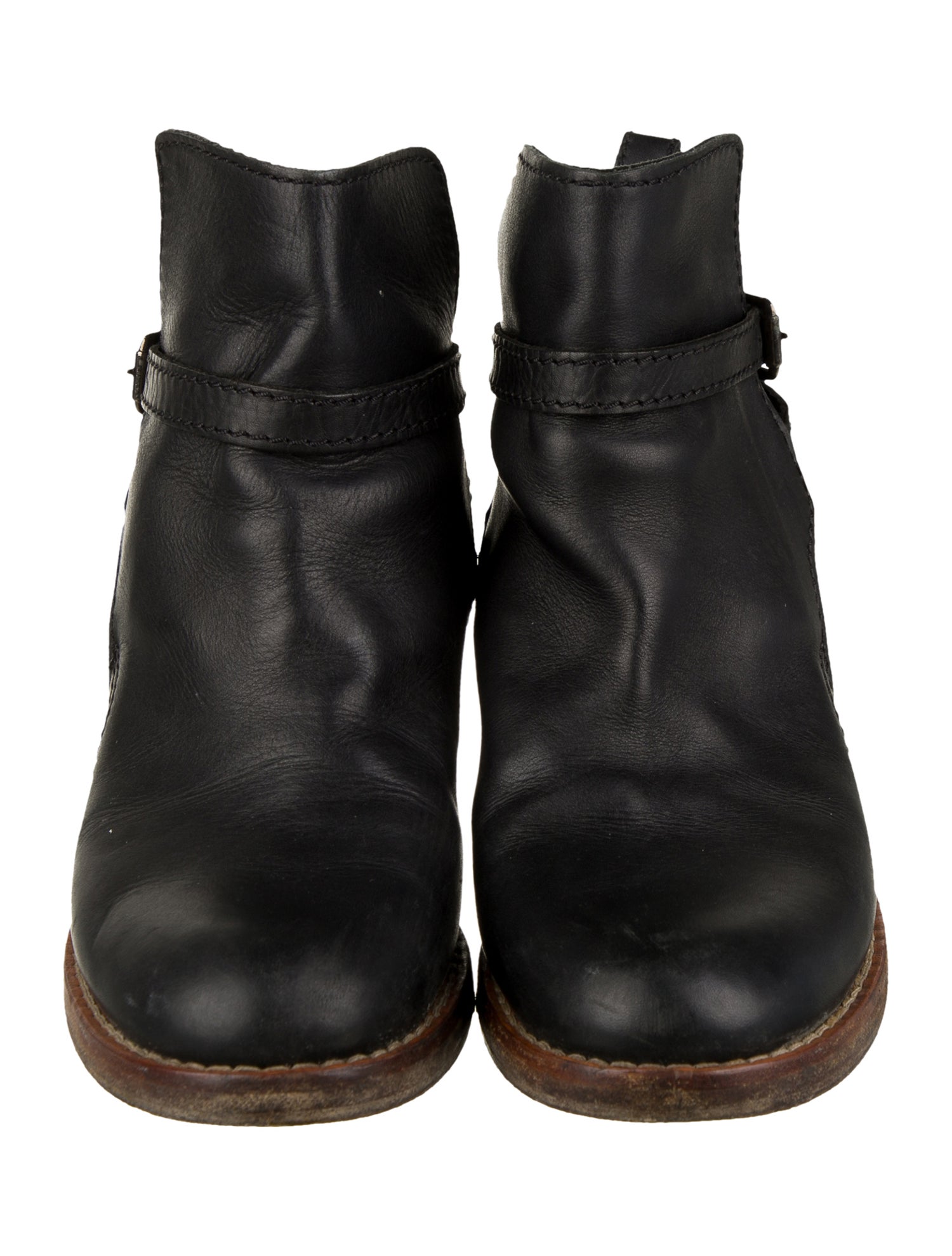 Acne Studios Leather Moto Boots